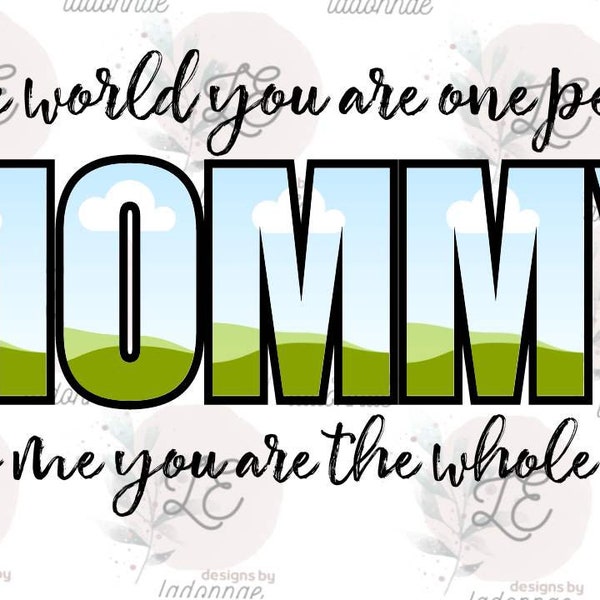 Mother's Day Canva Template Frame Drag and Drop EDITABLE    MOMMY