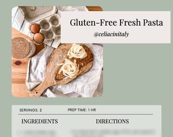 Fresh Gluten Free Pasta Recipe