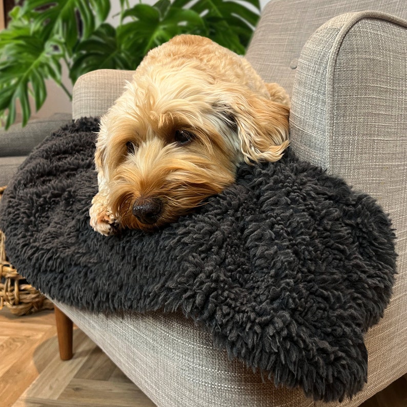 Extra Large Fluffy Dog Snuggle Blanket, Dog Couch Sofa Cuddling Throw ...