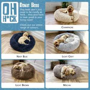 Plush Dog Bed, Dog Donut Bed, Pet Bedding, Dog Accessory, Dog Cave Bed, Sustainable Bedding, Nesting Bed, Dog Mattress, Calming Beds, Travel Dog Bed, Puppy Supplies, Pet Trends, Pet Accessories
