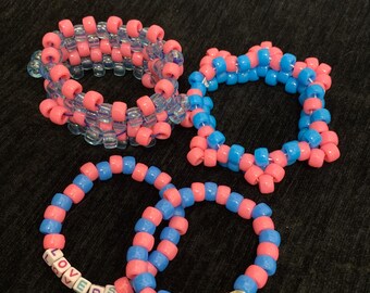TV Girl Kandi Bracelet Cuff Indie Band Gift