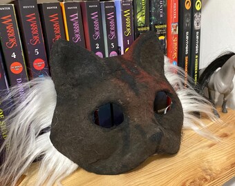 Brown Cat Therian Mask