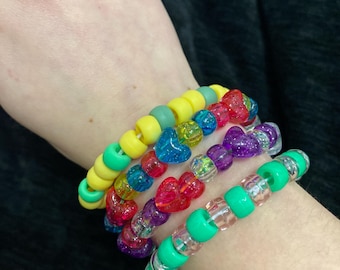Kandi Bracelet Singles Bundle Pony Bead