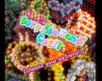 Surprise Kandi Cuff! Rave Pony Bead Bracelet