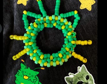 Gnarpy Regretevator 3D Manchette Kandi Scène Rave Kid