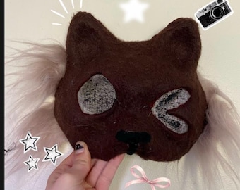 Cat Therian Mask Winking Kitty
