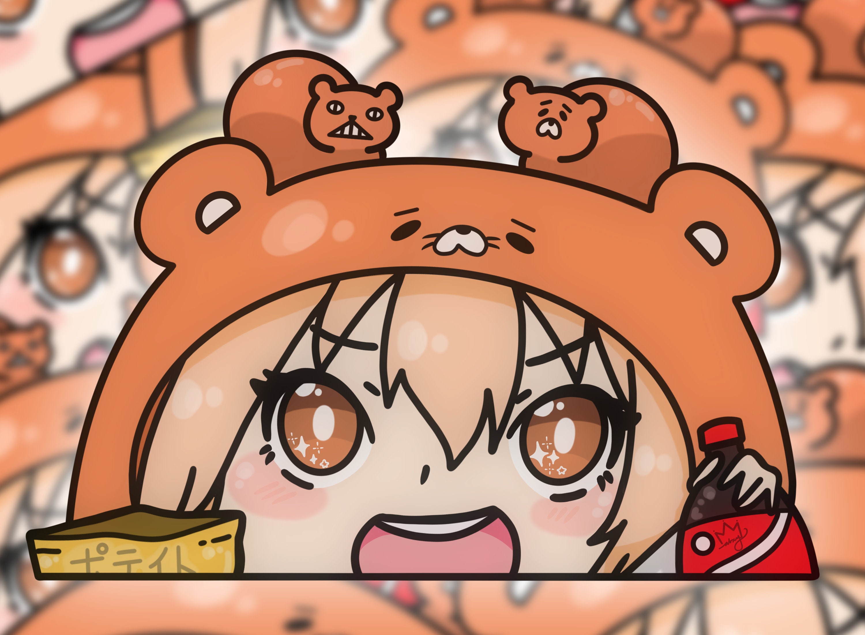 Umaru Peeker Sticker