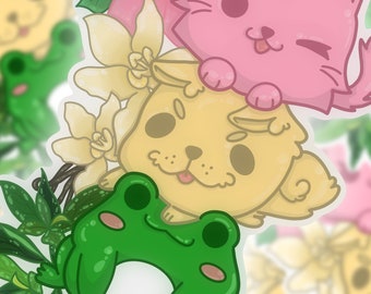 Animal Dango Sticker