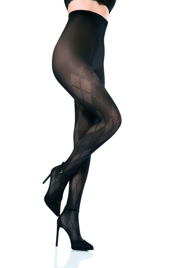 diamond pattern leggings