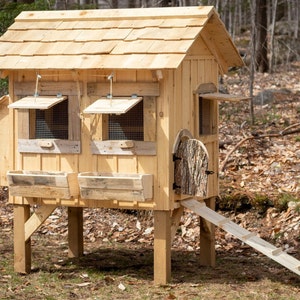 Chicken Coop plan - 4'x3' - 3 or 4 hens (eng downloadable at buy)