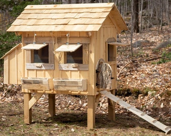 Chicken Coop plan - 4'x3' - 3 or 4 hens (eng downloadable at buy)