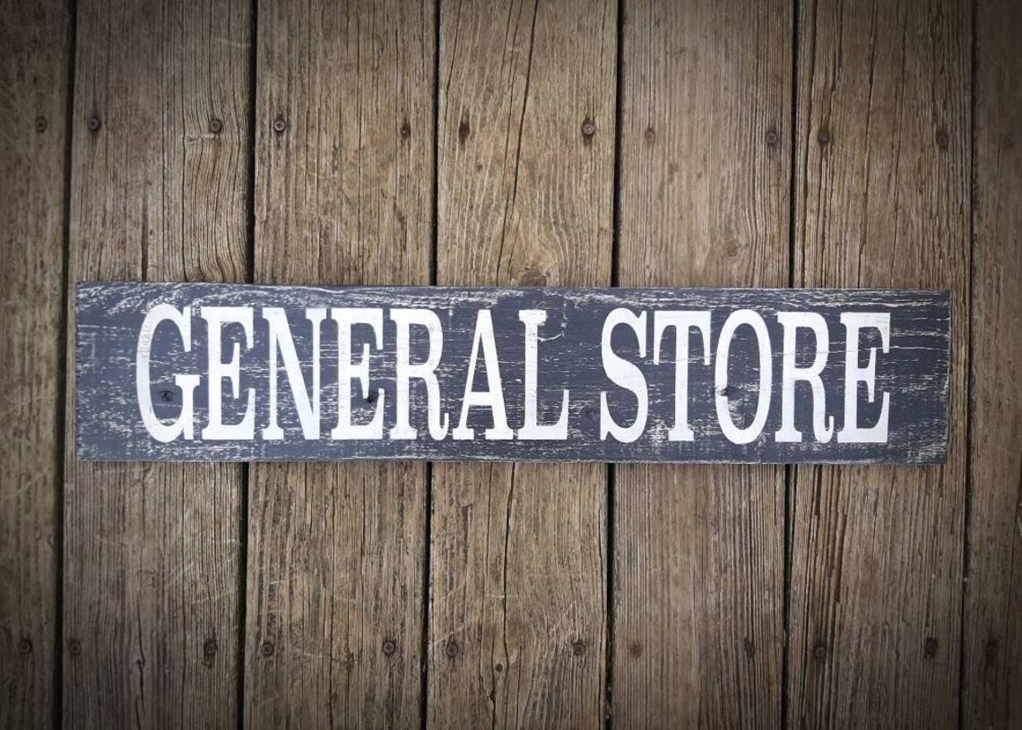 GENERAL STORE sign. Western Farmhouse. Classic Farmhouse. | Etsy