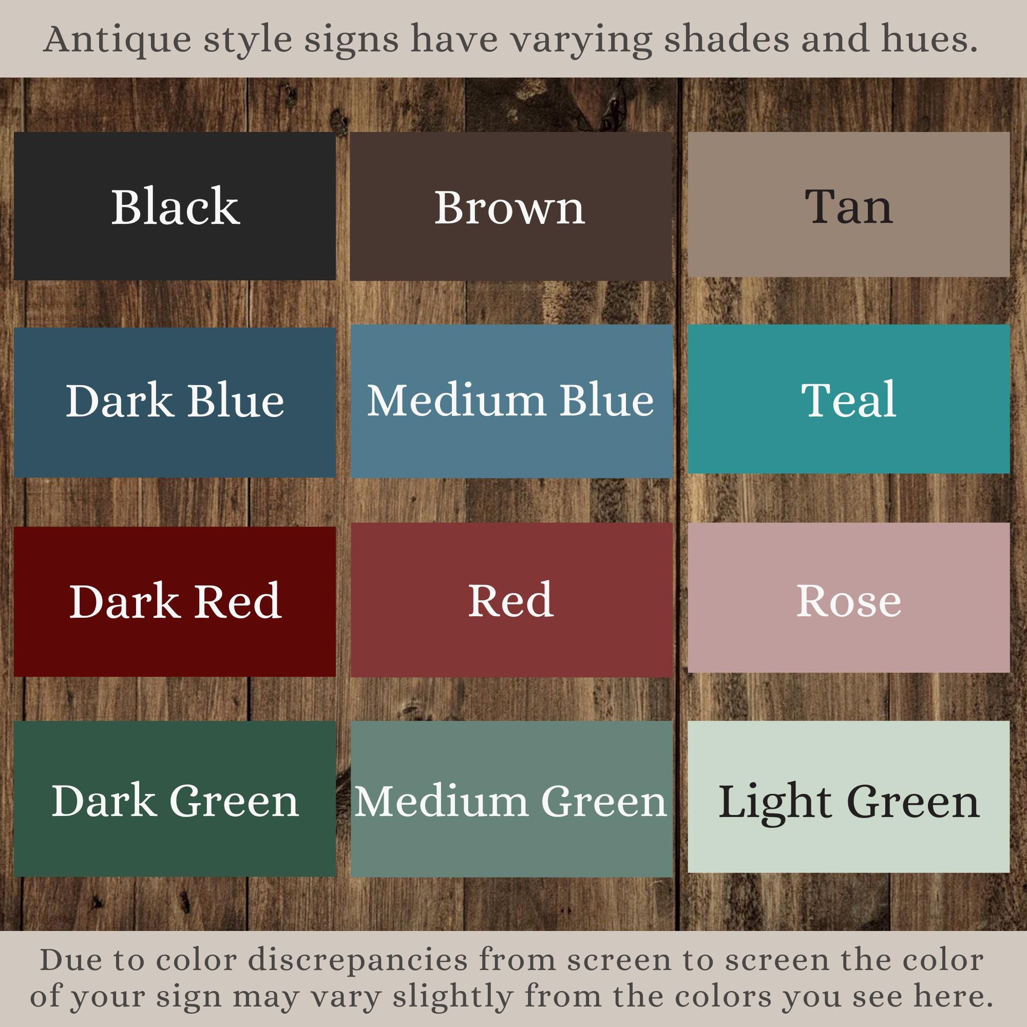 This Sign Customize This Sign! Custom Antique Style Wooden Sign for You to ...