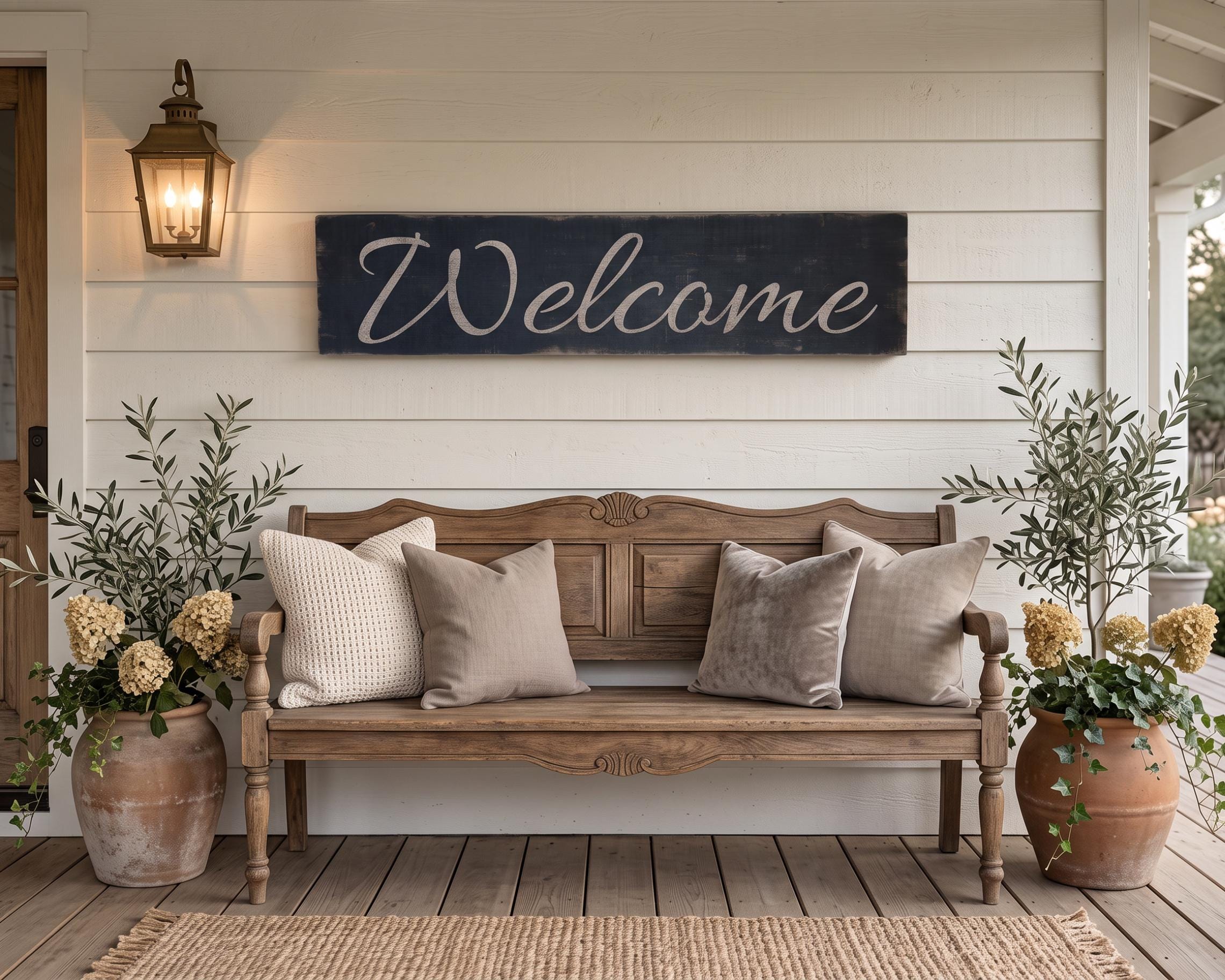 Antique Hand Painted Wood Sign - Etsy