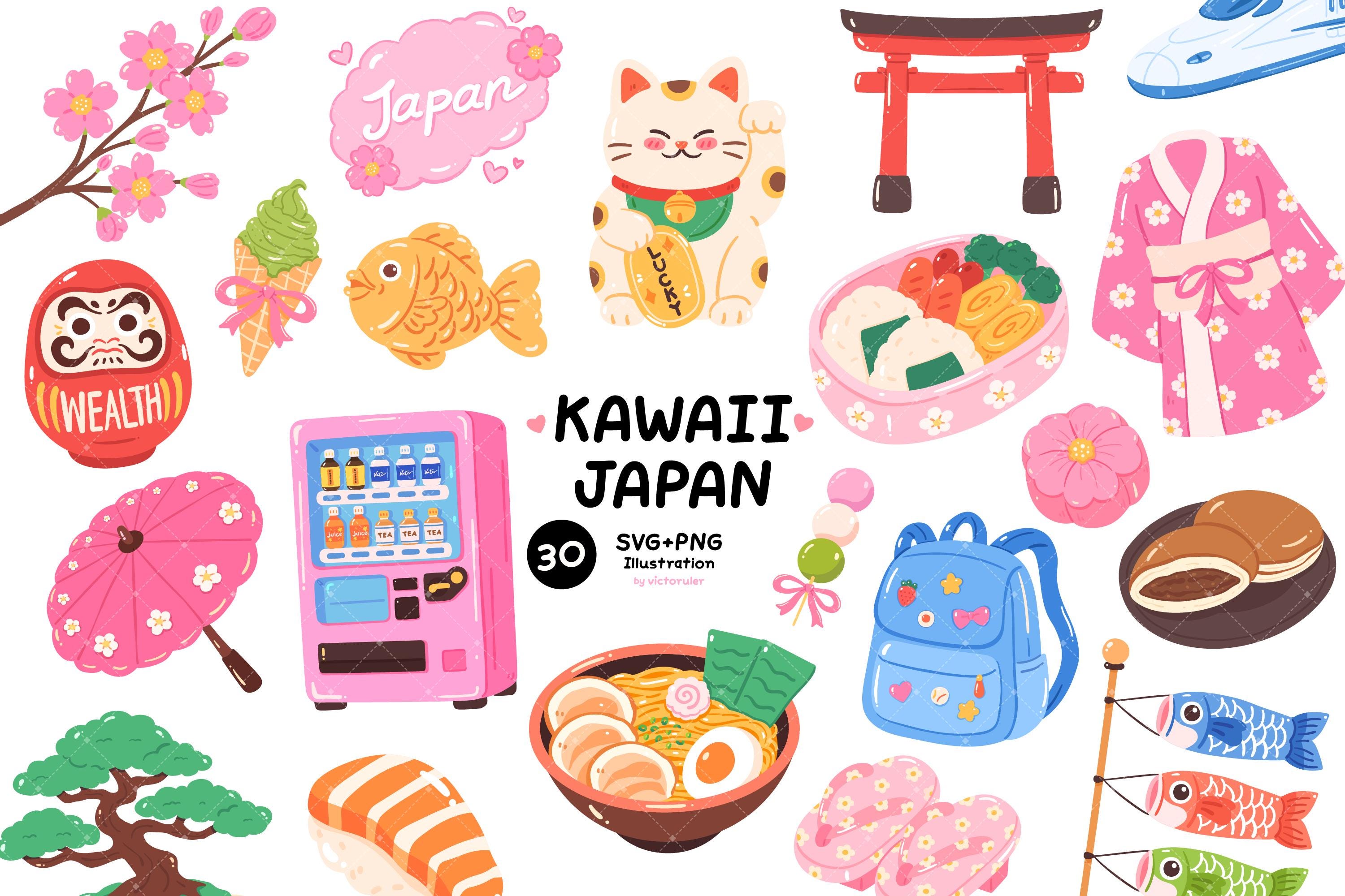 Japan doodle - Etsy 日本