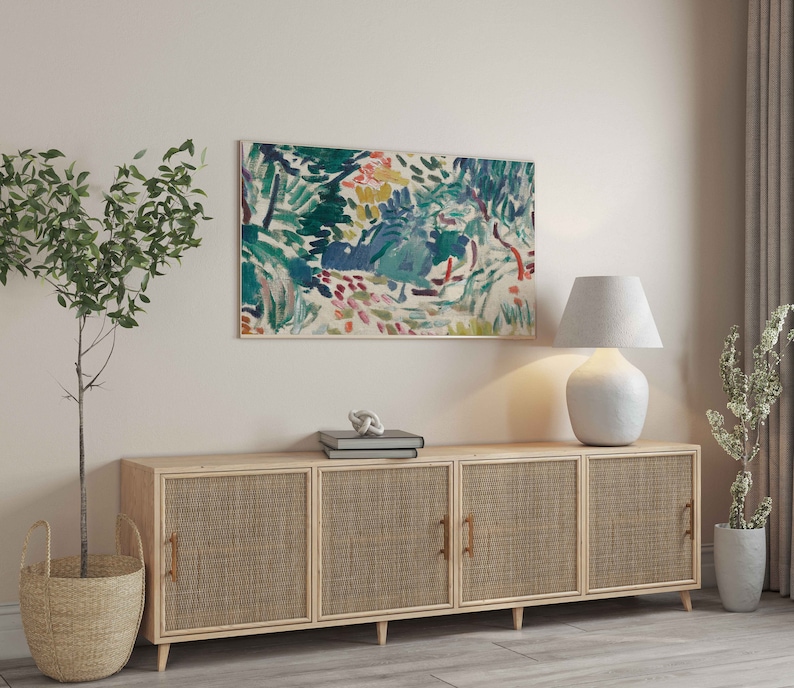 Matisse Garden Frame TV Art | Vintage Abstract Landscape | Impressionist Garden Samsung Frame TV Art | Digital Download image 6