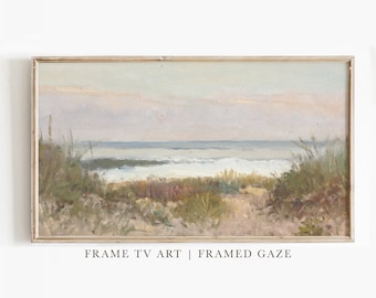 Samsung Rahmen TV Kunst | Bilderrahmen TV Art | Meereslandschaft Vintage Gemälde | Maritime Malerei | Digitaler Download | Deko für Samsung Frame TV