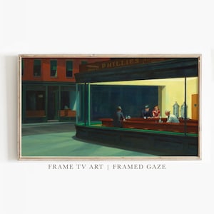Samsung Frame TV Art | Frame TV Art | Edward Hopper Painting | Frame TV Art | Digital Download | Art for Samsung Frame