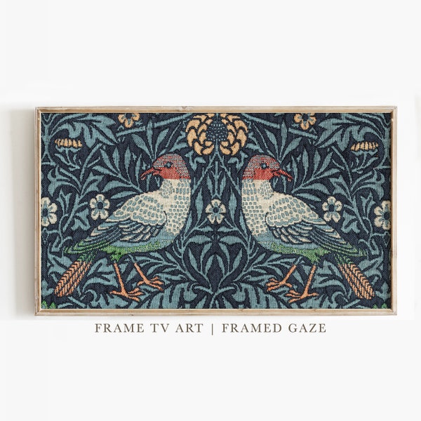 Frame TV Art Spring | Vintage Bird Illustration | Frame TV Art | Digital Download