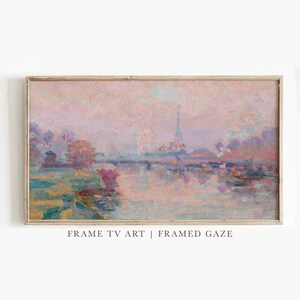 Frame TV Art: Vintage French Paris Landscape (Digital Download)