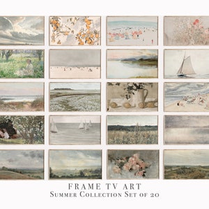 Zomerlandschapskunst voor Samsung Frame TV (digitale download)