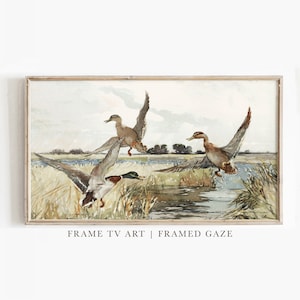 Vintage Ducks Painting for Samsung Frame TV (Digital Download)
