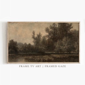Marsh Landscape Vintage Painting for Samsung Frame TV (Digital Download)