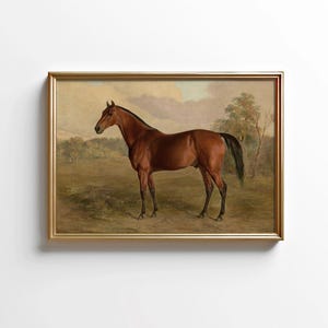Horse Wall Art, Vintage Horse Print, Printable Wall Art, Farmhouse Wall Art, Digital Wall Art, Printable Vintage Print