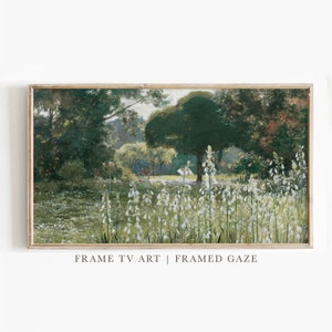 Frame TV Art Spring |Meadow Art | Vintage Painting | Digital Download| Art for Frame TV