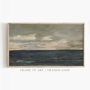 Samsung TV Frame Art Summer | Frame TV Art Beach | Vintage Painting | Digital Download