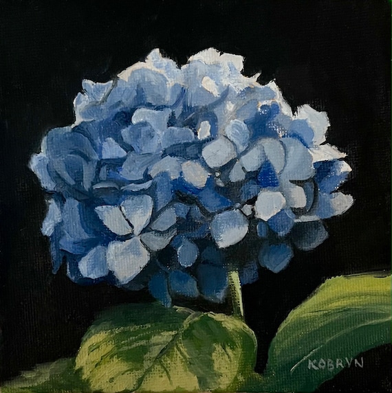 Hydrangea Giclée Print, Moody Floral Still Life Art - Etsy