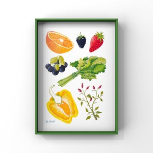 Eat Your Vitamin C, A4 Giclée Print image 2