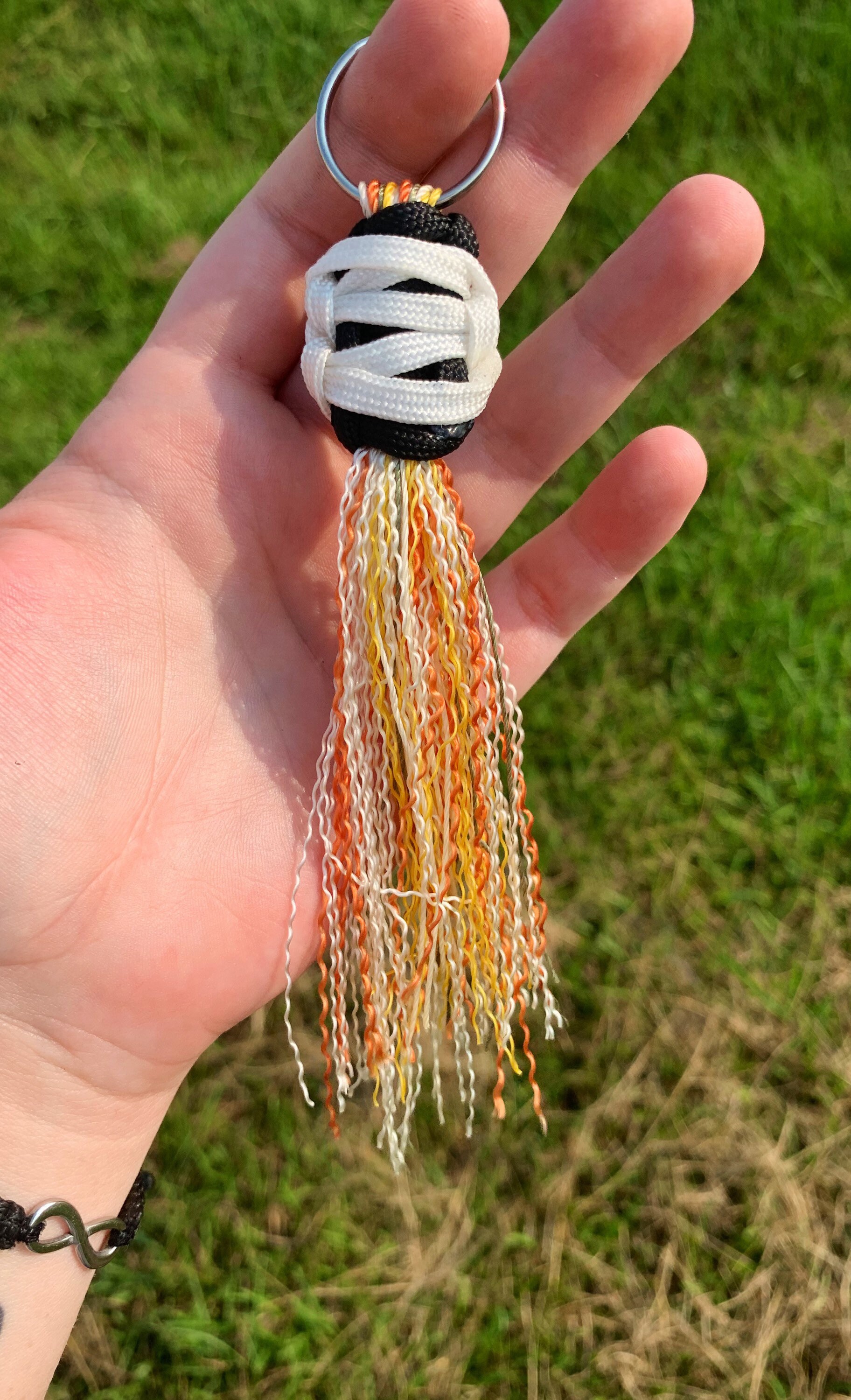 70s Style Keychain Ugly Keychain Gag Gift Paracord Etsy UK