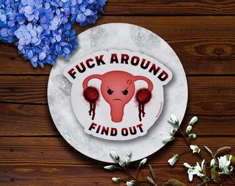 Uterus Rights | Glossy Vinyl Stickers, Pro Choice