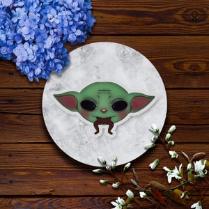 Babyjoghurt | Glänzender Vinyl-Aufkleber