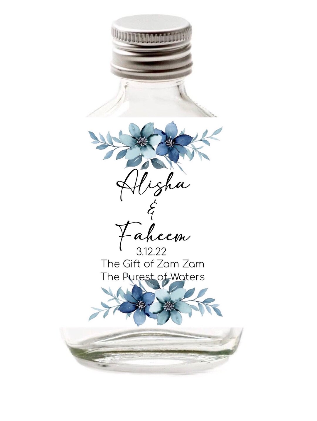 Prefilled Zam Zam Bottles Islamic Wedding Favours Etsy