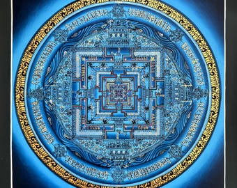Kalachakra Mandala Malerei, Mandala Malerei zur Meditation und Wanddekoration