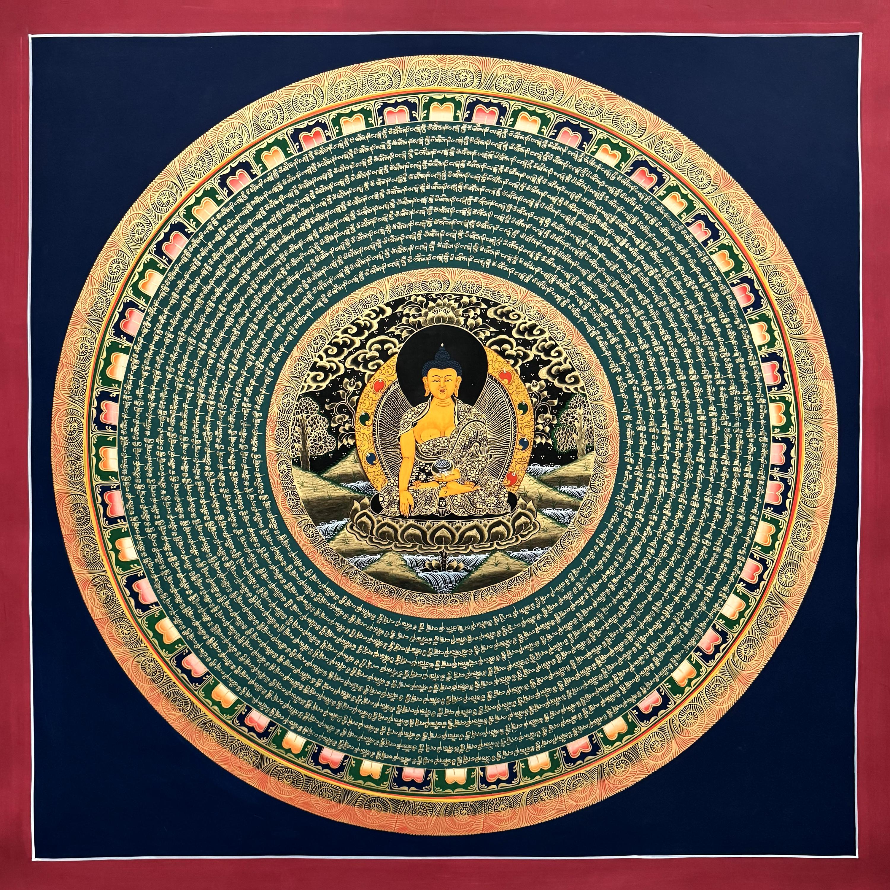 Nepal Mandala Art - Etsy