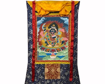 Mahakala Bernagchen Thangka, Two Hand Mahakala, Bernagchen, Dharma Protector