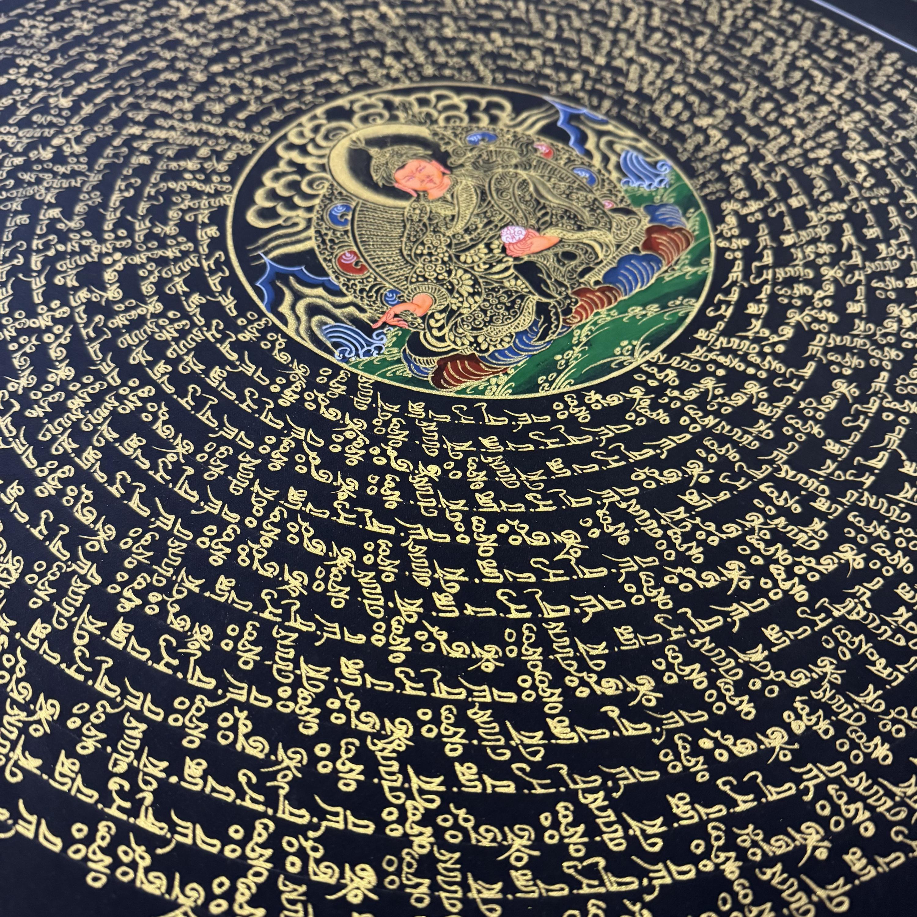 Padmasambhava Mantra Mandala Thangka, Guru Rinpoche Mandala - Etsy