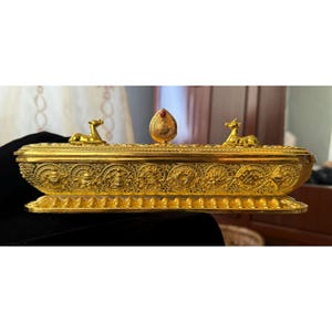 Auspicious Genuine Handmade Tibetan Incense Burner, Buddhist incense Holder