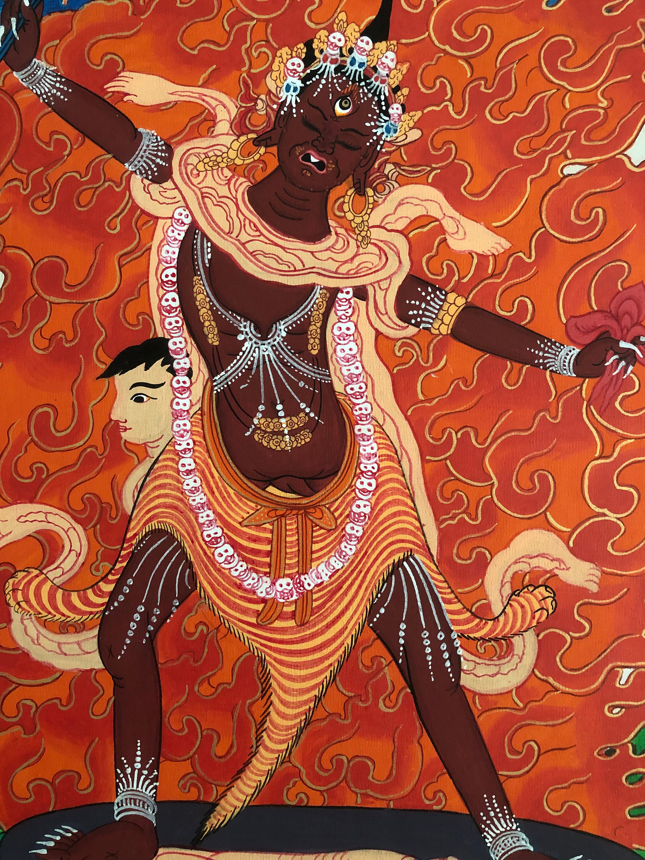 56 x 42 CM エカジャティ タンカ アート、瞑想と壁の装飾用 - Etsy 日本