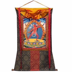 Best Quality Vajrayogini Thangka Painting, Handmade Thangka on Cotton Canvas From Nepal