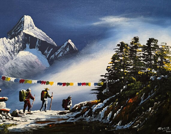 Machhapuchhre (fishtail Mountain), Abstract Art of Mountain, Best
