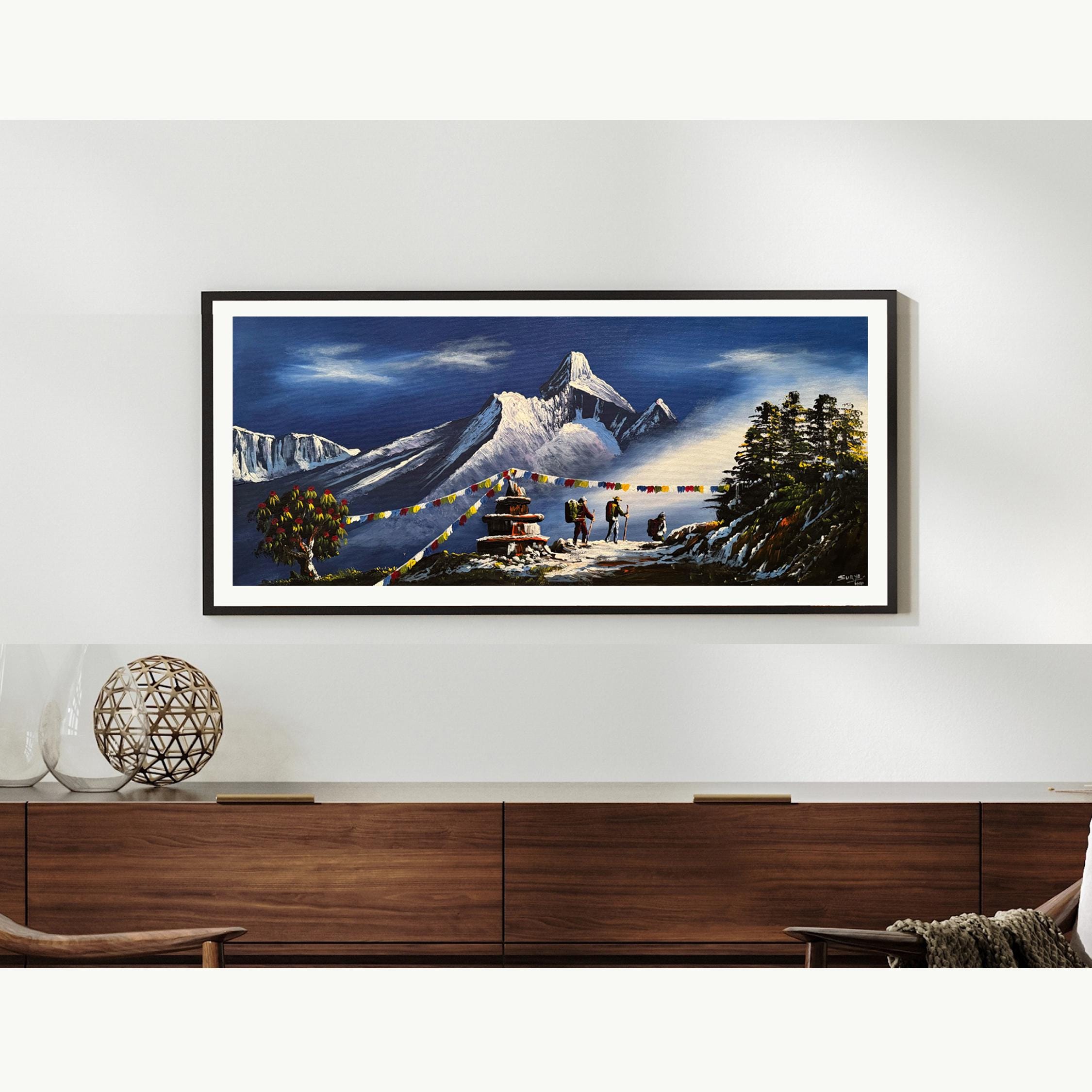 Machhapuchhre (fishtail Mountain), Abstract Art of Mountain, Best