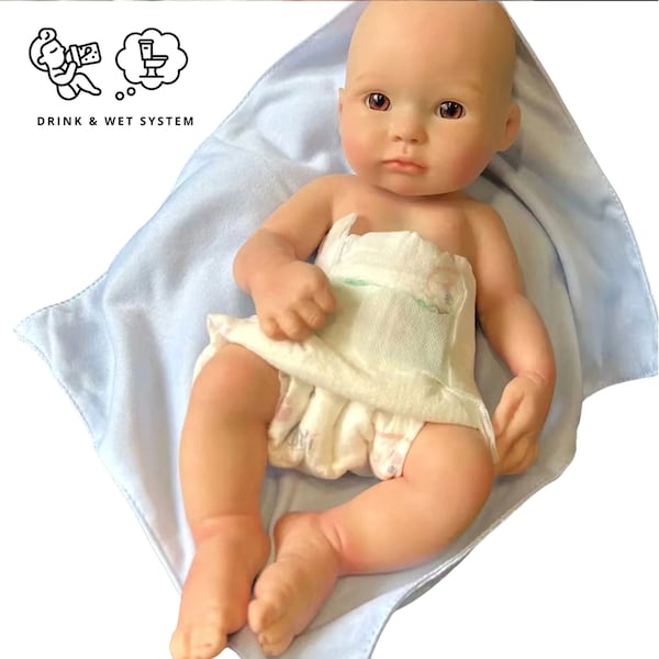 Full Silicone Reborn Baby Drink and Wet System - Etsy