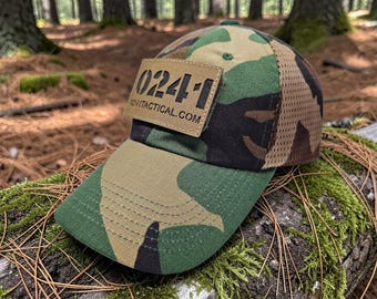 Mesh Contractor Cap M81 Woodland