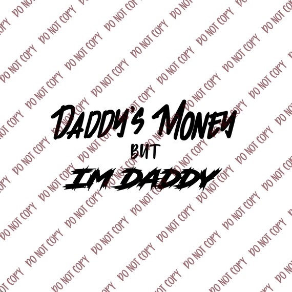 Daddys Money Decal Funny Bumper Sticker Car Accessories | Etsy