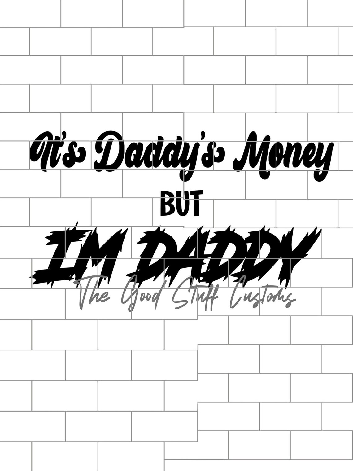 Daddys Money Decal funny bumper sticker car accessories Etsy