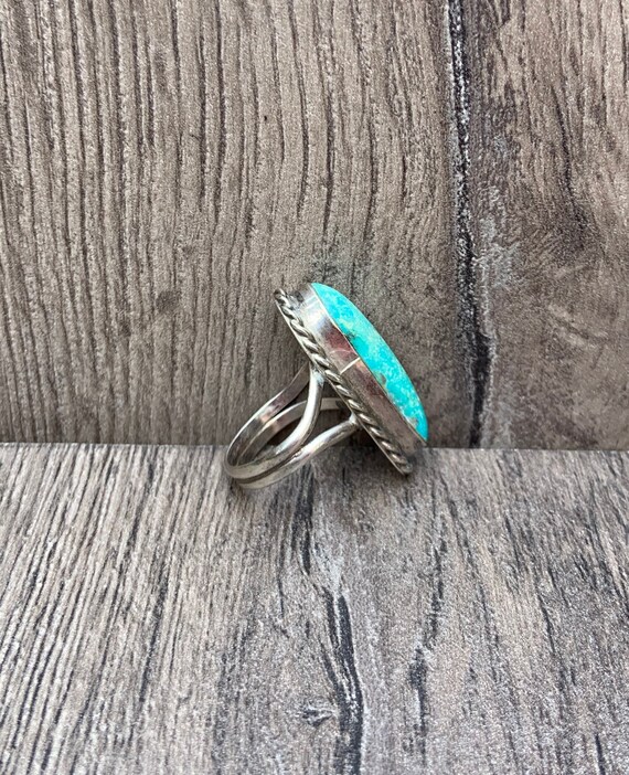 Turquoise Native American Ring - image 4